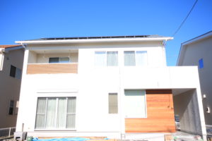 栃木県上三川の耐震住宅施工事例K邸の外観