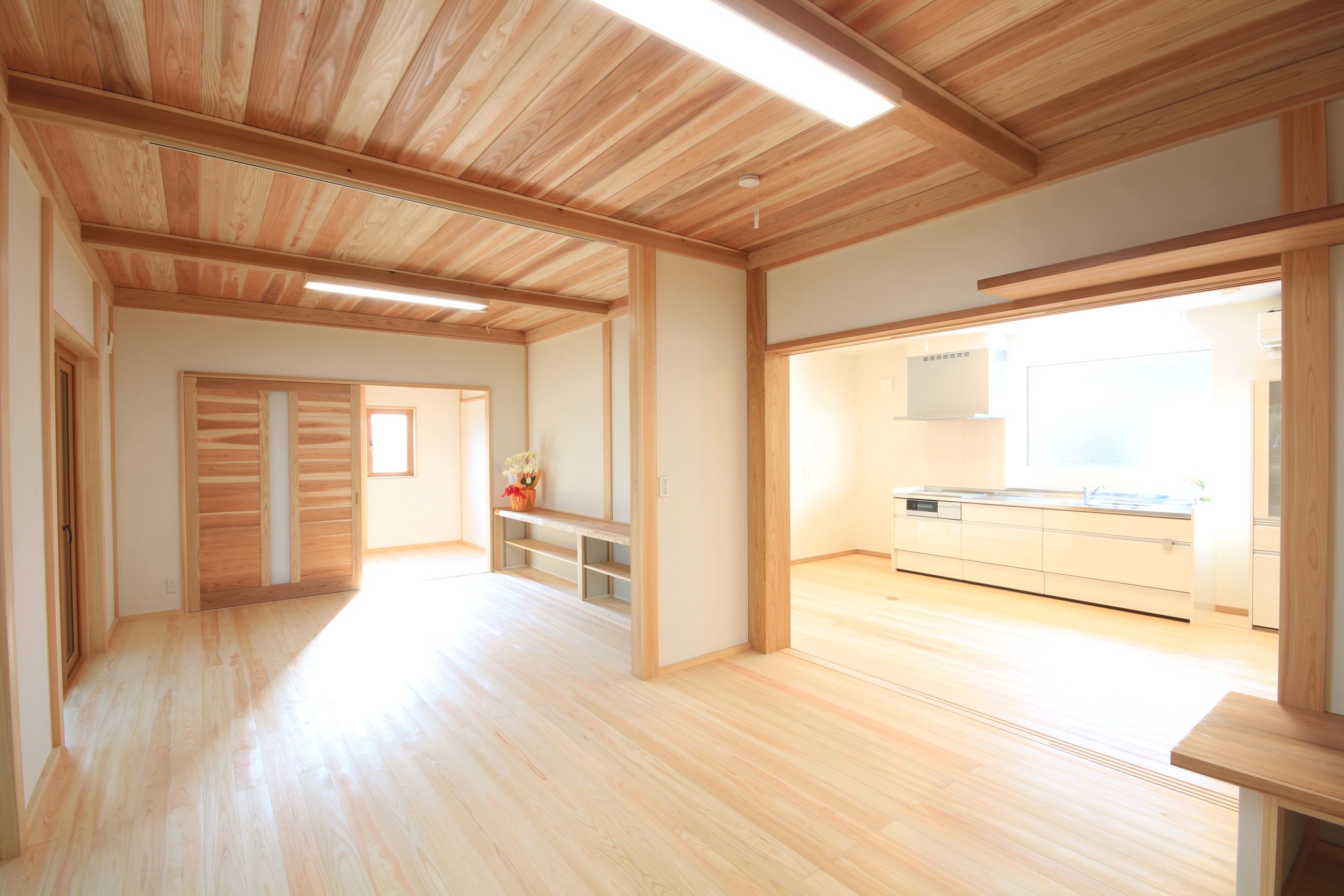 栃木県上三川の耐震住宅施工事例M邸のリビング